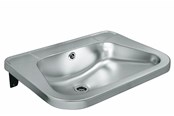 Waschbecken - Juvel Intra juvel rs72 wash basin stainless steel wall hung - RS72STD