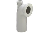 Toiletten, Sitze, Bidets und Ersatzteile - Viega Toilet bend 90° with 40 mm stud plastic/white - 110291