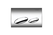 Installationssysteme - Geberit actuator plate kappa20 for dual flush: bright chrome - 115.228.21.1