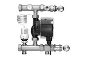Fußbodenheizung - Roth floor heating shunt with a thermostatic valve plus an a - 17466210.040
