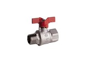 Armaturen - Pettinaroli F x m heavyduty fullway ball valve red butterfly handle te - 52EUR/1-008
