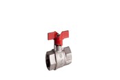 Armaturen - Pettinaroli ball valve fxf 1 1/4 red - 52EUR-010
