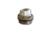 Heizkörper und Ventile - Pettinaroli Air screw with o-ring rotatable 1/2" chrome - DE-044