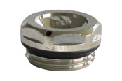 Heizkörper und Ventile - Pettinaroli Air screw with o-ring edge 1/2" chrome - DE-016