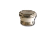 Heizkörper und Ventile - Pettinaroli End plug 6 edge with profit ring 1/2" chrome - DE-069