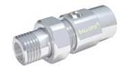 Heizkörper und Ventile - Broen Radiator connection with cut-off straight 1/2" - 3335400-100002