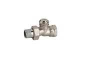 Heizkörper und Ventile - Pettinaroli Return flow valve straight 1/2" - 651DIN-004