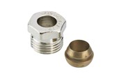Heizkörper und Ventile - Danfoss Compression fitting 1/2" x 12 mm copper/steel - 013G4112