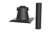 Kocher und Rauchabzug - Bosch chimney cover dn80 black - 7738112719