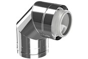 Kocher und Rauchabzug - Bosch elbow 87° dn80/125 stainless steel - 7738112700