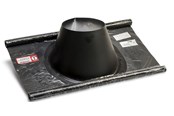Kocher und Rauchabzug - Metalbestos flashing ø230/130 5-32° flex black - 317635236
