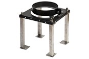 Kocher und Rauchabzug - Metalbestos wood 130 mm floor support - 317527131