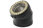 Kocher und Rauchabzug - Metalbestos wood 130 mm elbow 30° - 317522131