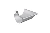 Dach und Fassade - Rheinzink corner external 90° for half-round gutter 333x0.7m - 1115319