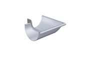 Dach und Fassade - Rheinzink corner external 90° for half-round gutter 280x0.7m - 1115323