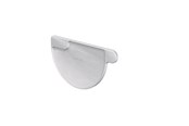 Dach und Fassade - Rheinzink stopend left half-round 333 - 1131026