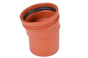 Abwasserleitungsprodukte - Wavin Wafix pp bend rb 160x15° - 1553350