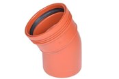 Abwasserleitungsprodukte - Wavin Wafix pp bend rb 160x30° - 1553351