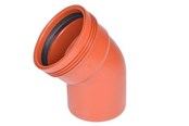 Abwasserleitungsprodukte - Wavin Wafix pp bend rd 160x45° - 1553352