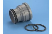 Entwässerungsprodukte - Wavin adaptor pp/ht 110 mm grå - 1452480