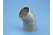Entwässerungsprodukte - Wavin Wafix plus pp bend 45° x 32 mm grey - 1453304