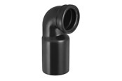 Entwässerungsprodukte - Geberit Ction bend pe-hd 90g d90/90 l22.5/7.5 - 366.925.16.1