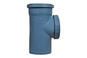 Entwässerungsprodukte - ALIAXIS Access pipe 110 dblue - VCZ-110-000-00D