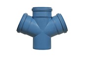 Entwässerungsprodukte - ALIAXIS Dbl branch 110/110/110 90° dblue - PCR-110-110-090