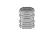 Entwässerungsprodukte - Girpi 52mm double sleeve - SMA52