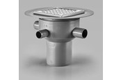 Entwässerungsprodukte - Purus multiflex w/grate vertical 110 mm - 153483-116