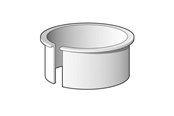 Entwässerungsprodukte - Purus Support sleeve for thin-wall 50 mm - 150782050