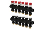 Fußbodenheizung - Uponor vario plus manifold w. valve ls 6x 3/4 euro - 1030582