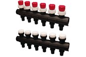 Fußbodenheizung - Uponor vario plus manifold q&e w. valve ls 6x q&e 20x2.0 - 1032705