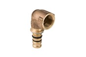 Alu pex Systeme - Geberit mepla bend adapter 90° with female thread: d=26mm r - 603.258.00.5
