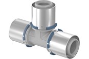 Alu pex Systeme - Uponor s-press composite tee 75 x 75 x 75 mm - 1032888