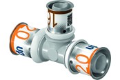 Alu pex Systeme - Uponor press composite tee reducer ppsu 20-16-20 - 1039950