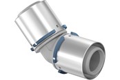 Alu pex Systeme - Uponor s-press composite elbow 45° 75 x 75 mm - 1032880