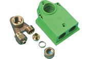 PEX-Systeme - Uponor termination box pex dr box iv twin 15x2.5-1/2ft-15x2. - 1036201