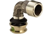 Alu pex Systeme - Viega Raxofix adapter elbow 90° 32 x 1 female/male - 646042