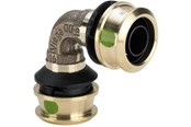Alu pex Systeme - Viega Raxofix bend 90° 16 gunmetal / glossy - 647001