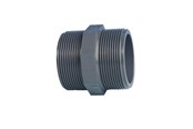 Kunststoffrohre und Zubehör - +GF+ Barrnipple pvc pn10 1 1/4" - 721911909
