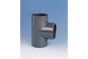 Kunststoffrohre und Zubehör - +GF+ T 90° equal pvc pn16 d63 - 721200111