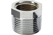 Gewindestücke - Viega Nipple socket 1/2" x 3/8" chrome plated gunmetal - 447991