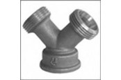 Gewindestücke - K. Neerskov Y-piece distributor piece 3/4 mf / np / np ms krkr. - 048223506