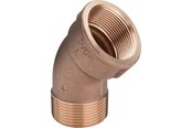 Gewindestücke - Viega Bend 45° sleeve/nipple 2" gunmetal - 650711