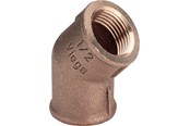 Gewindestücke - Viega Bend 45° socket/socket 3/4" gunmetal - 320645