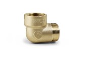 Gewindestücke - Isiflo Elbow brass 90° female/male 34 - 5010308