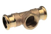 Druckrohre und Armaturen - Vsh Fabrieken Xpress copper threaded t-piece fff 28xrp3/4x28 - 38593