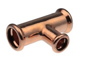 Druckrohre und Armaturen - Vsh Fabrieken Xpress copper reduced t-piece fff 22x18x22 - 4801852