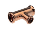 Druckrohre und Armaturen - Vsh Fabrieken Xpress copper reduced t-piece fff 18x15x15 - 38453